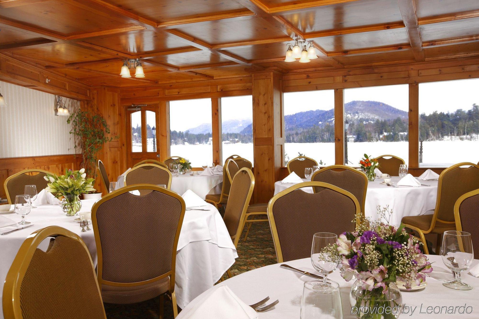 Golden Arrow Lakeside Resort Lake Placid Restoran fotoğraf
